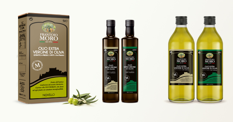 Restyling etichette linea olio