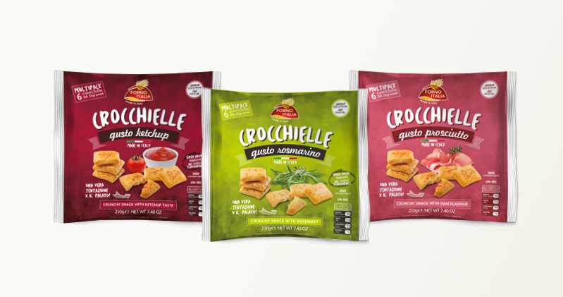 Packaging linea Crocchielle