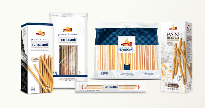 Linea grissini tradizionali e artigianali
